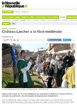 Château-Larcher a la fibre médiévale par Nouvelle République