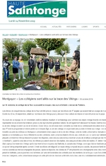 Montguyon - Les collégiens sont allés sur la trace des Vikings par Haute Saintonge