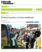 Château-Larcher a la fibre médiévale par Nouvelle République
